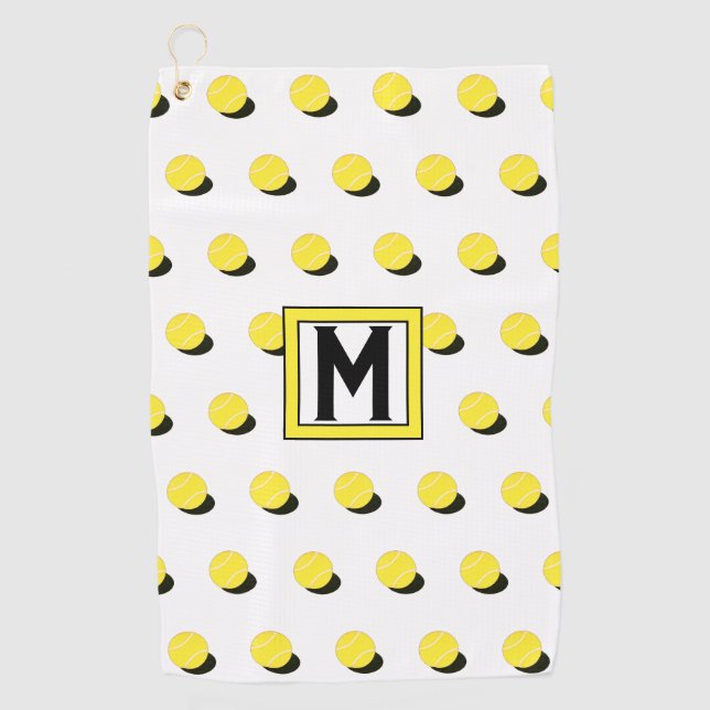 Serviette De Golf Cadeaux de tennis Monogrammé Golf Towne (Devant)