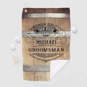 Serviette De Golf Cadeaux Groomsmen