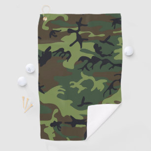 Serviette De Golf Caméra militaire de Green Forest