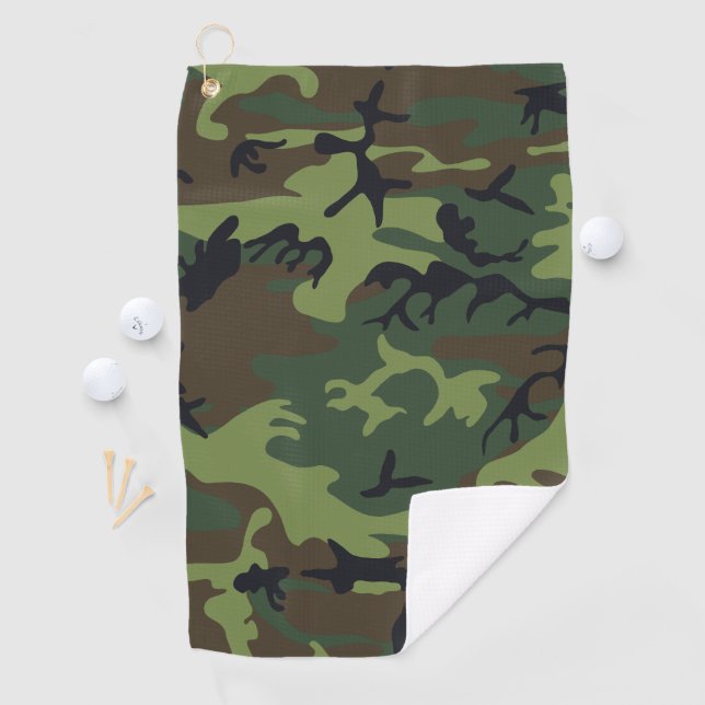 Serviette De Golf Camion militaire de Green Forest (En situation)