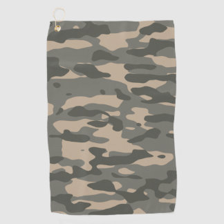 Serviette De Golf Camouflage gris