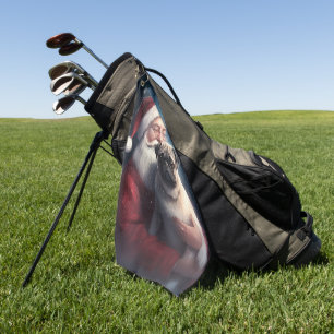 Serviette De Golf Carlin Avec Noël Festif Du Père Noël