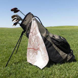 Serviette De Golf Carte des arbres 2