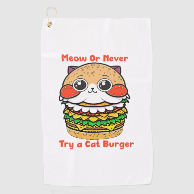 Serviette De Golf Cat (Devant)
