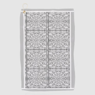 Serviette De Golf Céramique gris dentelle