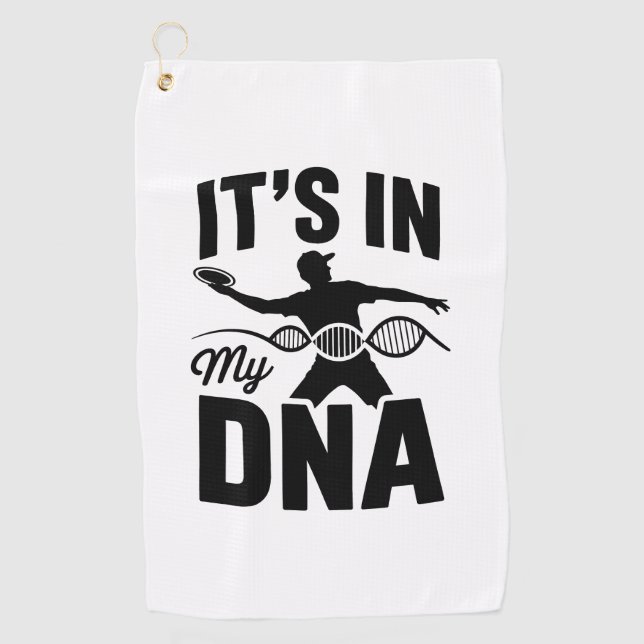 Serviette De Golf C'est dans My Dna Disk Golf (Devant)