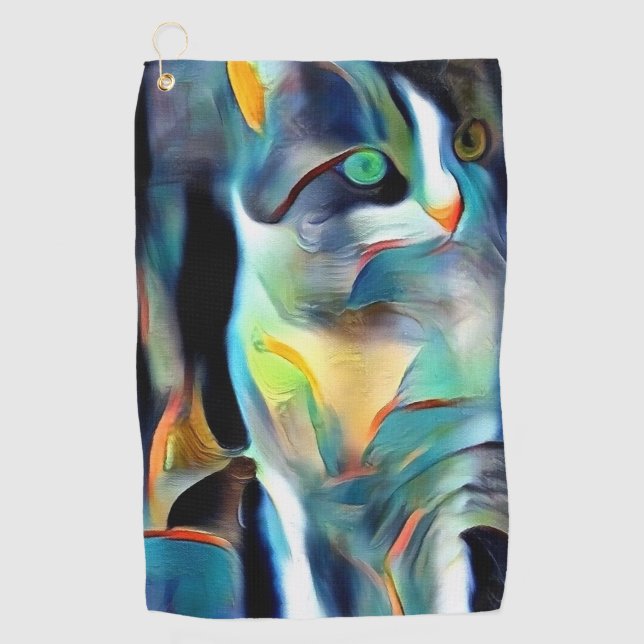 Serviette De Golf Chat de Kitty (Devant)