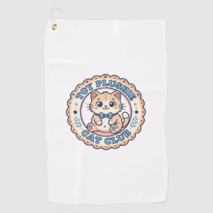 Serviette De Golf Chat en peluche jouet T-shirt de chat mignon - Jou