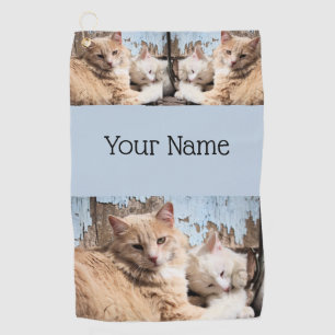 Serviette De Golf Chats
