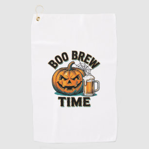 Serviette De Golf Chemise de bière Halloween Vintage Pumpkin Party T