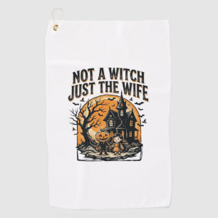 Serviette De Golf Chemise de femme Halloween Design de maison hantée