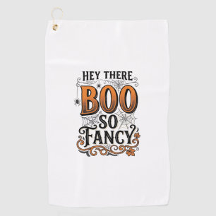 Serviette De Golf Chemise de Halloween Boo Gravure Vintage Mignonne