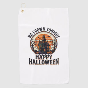 Serviette De Golf Chemise Halloween ensorcelée avec l'art de manoir