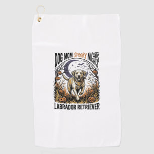 Serviette De Golf Chemise Halloween Labrador Vintage Graphique Maman