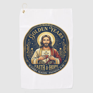 Serviette De Golf Chemise Vintage Jésus Retraite Chrétienne