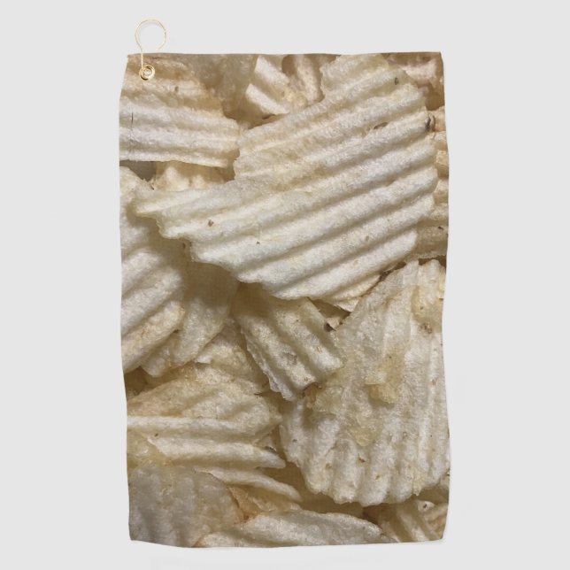 Serviette De Golf Chips de pommes de terre (Devant)