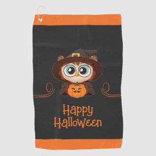 Serviette De Golf Chouette/Automne/Automne/Halloween/citrouille