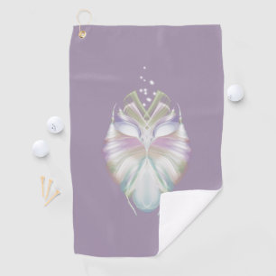 Serviette De Golf Chouette Oracle Pastel Purple