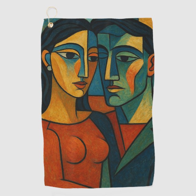 Serviette De Golf Chuchotement d'amour (Devant)