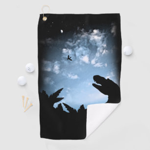 Serviette De Golf Ciel jurassique