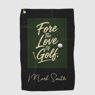 Serviette De Golf Citation drôle de golf pour golfeur sur le green