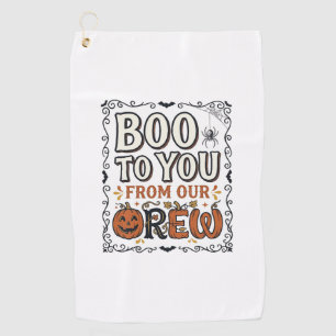 Serviette De Golf Citation Halloween Hou à Vous De Notre Équipage Vi