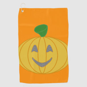 Serviette de golf citrouille