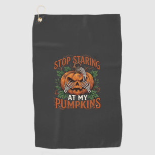 Serviette De Golf Citrouilles qui arrêtent de fixer Halloween Mains