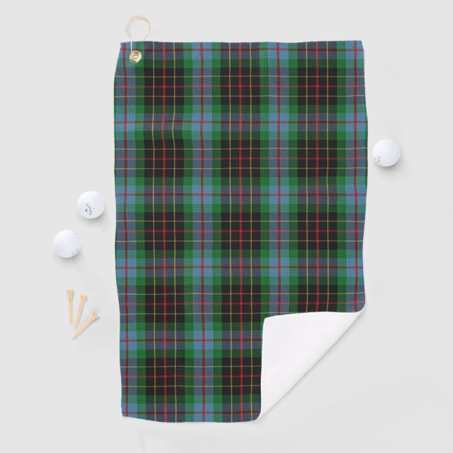 Serviette De Golf Clan Brodie Scottish Tartan (En situation)