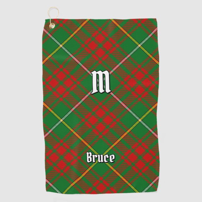 Serviette De Golf Clan Bruce Hunting Tartan (Devant)