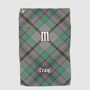 Serviette de golf Clan Craig Tartan