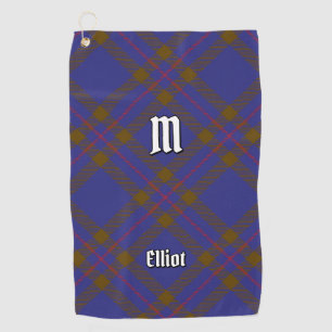 Serviette De Golf Clan Elliot Tartan Tartan Golf Towne