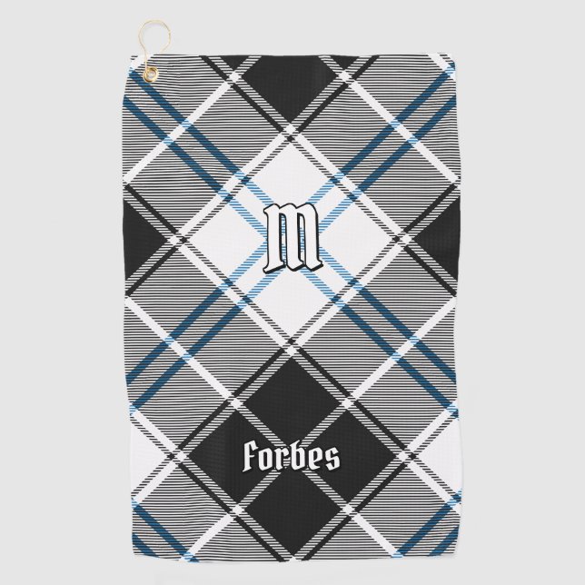 Serviette De Golf Clan Forbes robe Tartan (Devant)