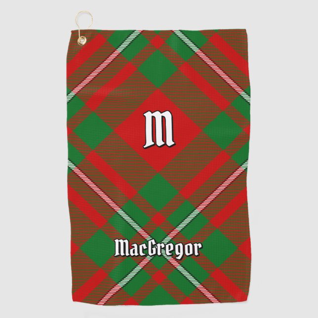 Serviette de golf Clan Gregor Tartan (Devant)