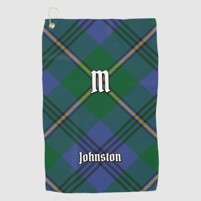 Serviette De Golf Clan Johnston Tartan Golf Towel (Devant)