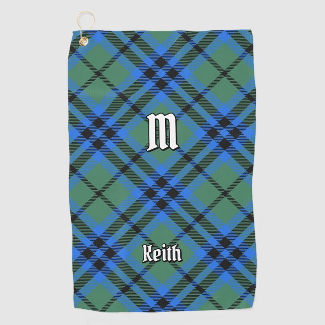 Serviette de golf Clan Keith Tartan (Devant)