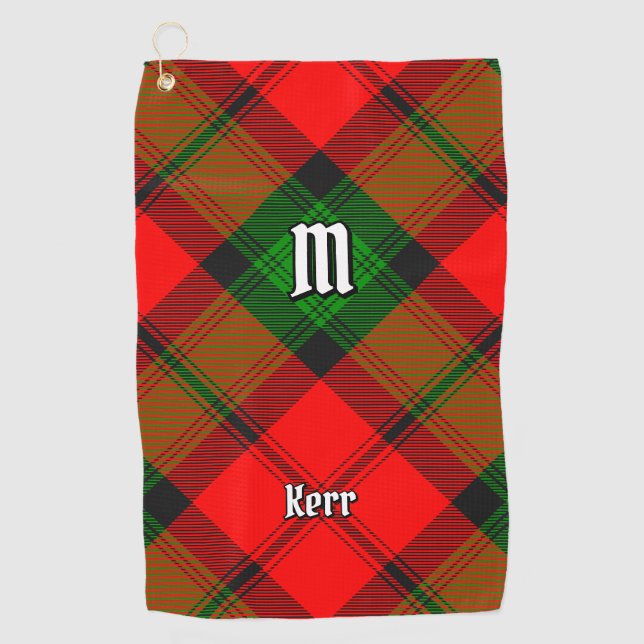 Serviette De Golf Clan Kerr Tartan (Devant)