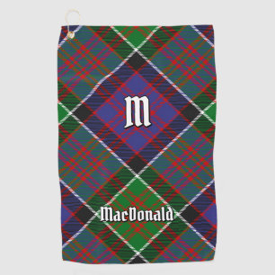 Serviette De Golf Clan MacDonald de Clanranald Tartan Golf Towel