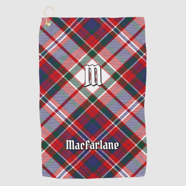 Serviette De Golf Clan MacFarlane robe Tartan (Devant)
