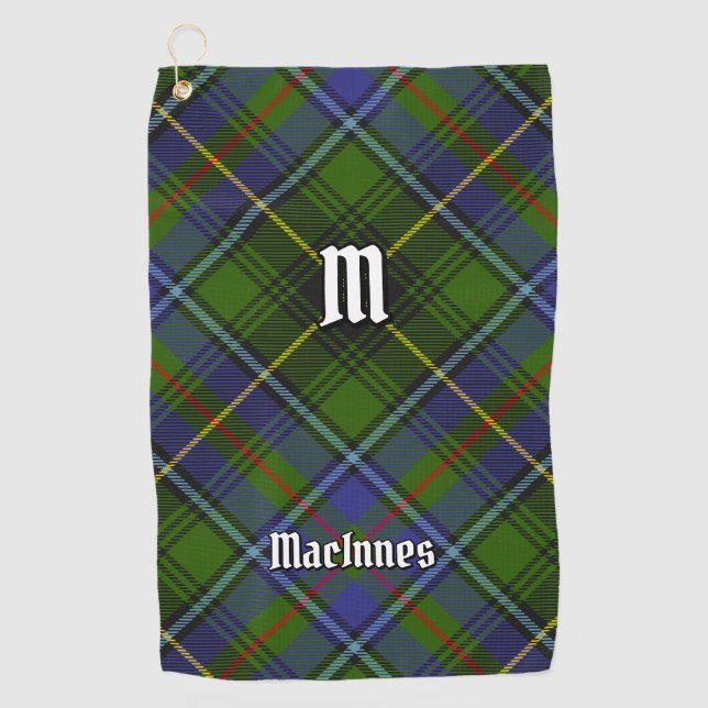 Serviette De Golf Clan MacInnes Tartan (Devant)