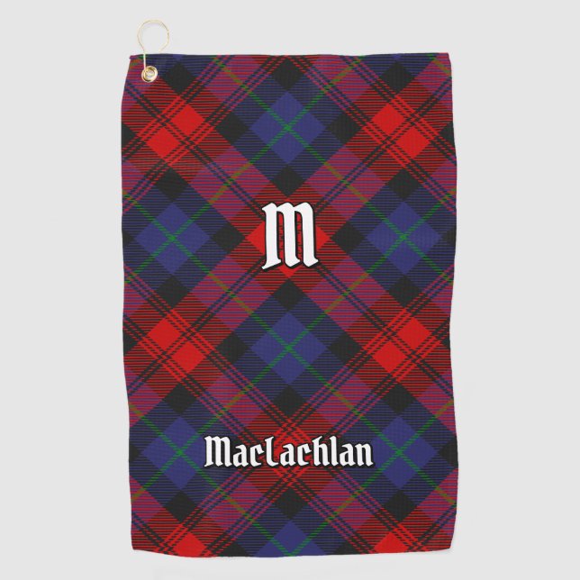 Serviette De Golf Clan MacLachlan Tartan (Devant)