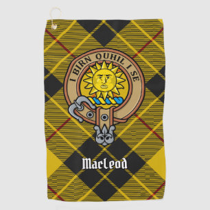 Serviette De Golf Clan MacLeod de Lewis Crest