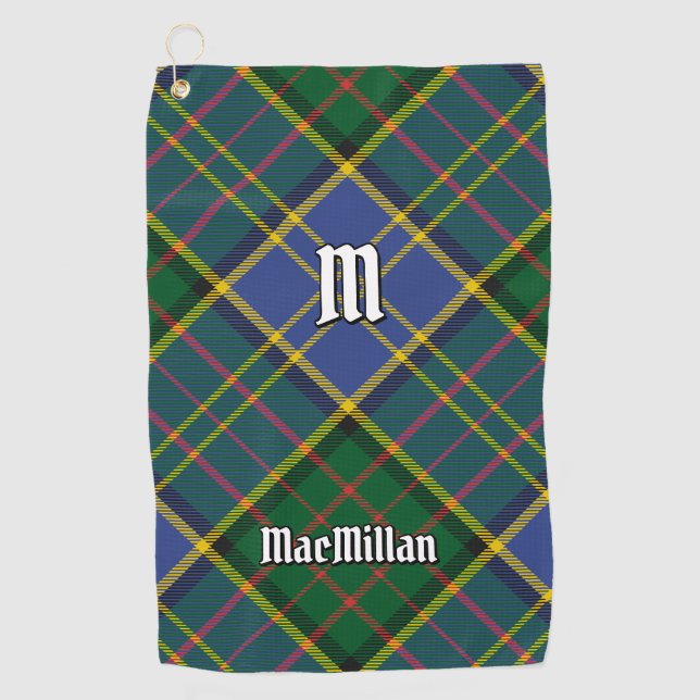 Serviette De Golf Clan MacMillan Chasse Tartan (Devant)