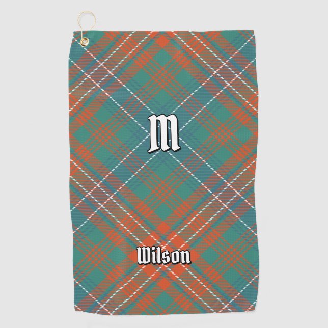 Serviette De Golf Clan Wilson Ancienne Tartan (Devant)