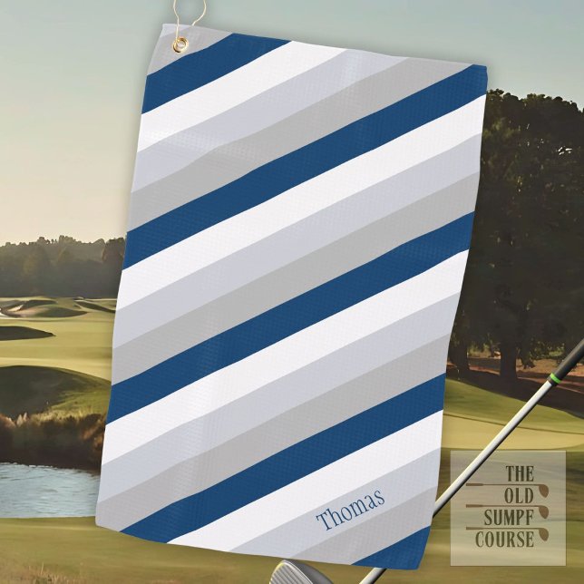 Serviette De Golf Classique Quatre Couleurs Médicales, Nom  (Créateur téléchargé)