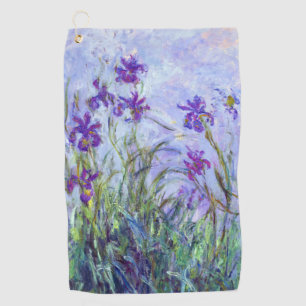 Serviette De Golf Claude Monet - Lilac Irises / Iris Mauves