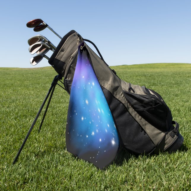 Serviette De Golf Clouages spatiaux Galaxy Starlight (Vert)