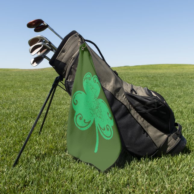 Serviette De Golf Clover vert (Vert)