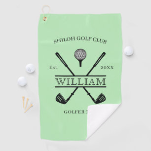 Serviette De Golf Club de golfeur croisé