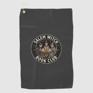 Serviette De Golf Club de lecture de sorcières de Salem Halloween De